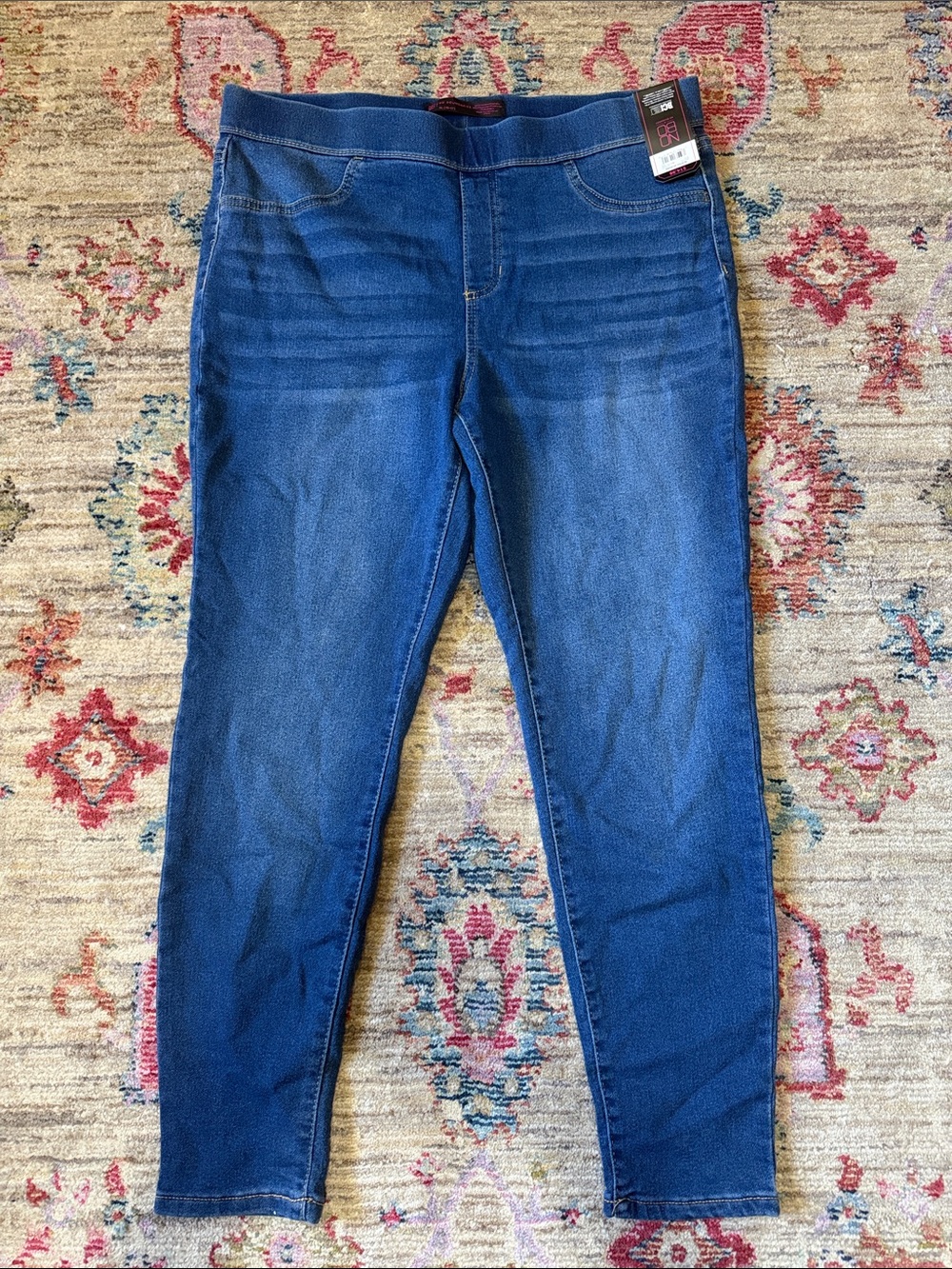 No Boundaries Dark Blue Stretch Jeggings